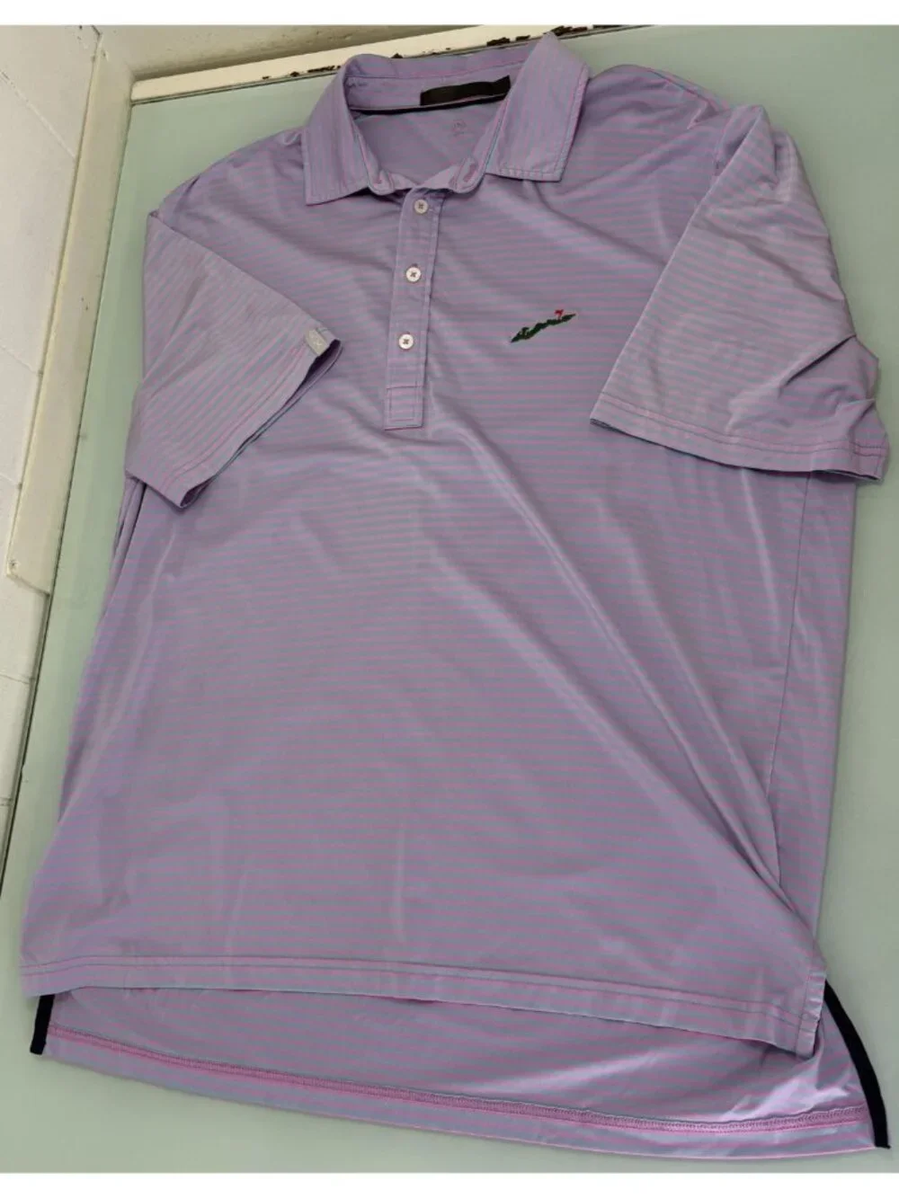 Fishers Island Golf Club RLX Ralph Lauren Polo Shirt Mens L Performance Stretch